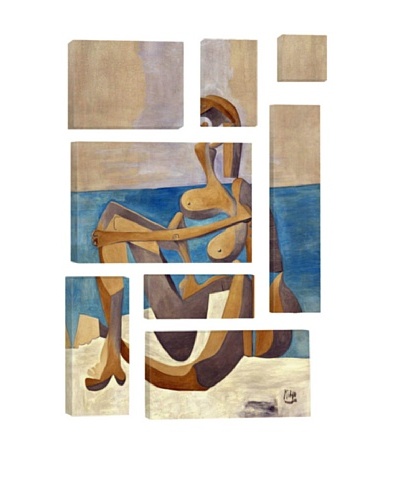 Pablo Picasso Seated Bather 8-Piece Giclée Canvas Print
