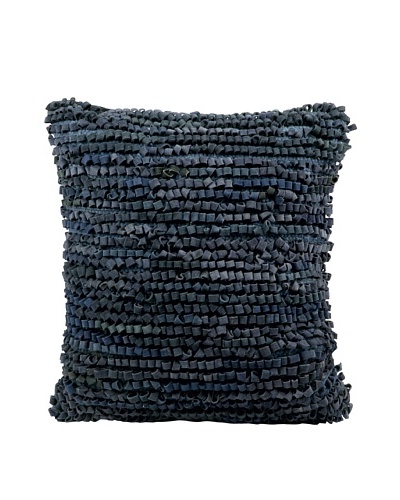 Joseph Abboud Full Loop Pillow, Blue, 20 x 20