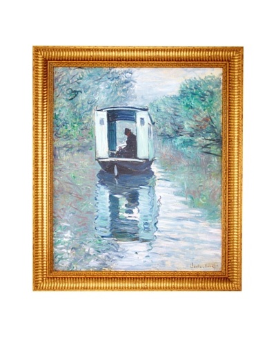 Claude Monet: The Studio Boat (Le Bateau-atelier), 1876