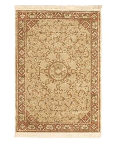 Persian Traditional Rug, Beige, 3' 3 x 4' 7