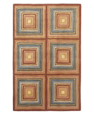 Handmade Mosaic Elegance Rug, Pink, 3' 4 x 5' 4