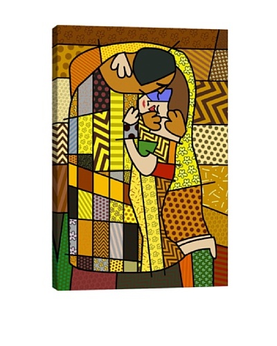 The Kiss 2 (After Gustav Klimt) Canvas Giclée Print
