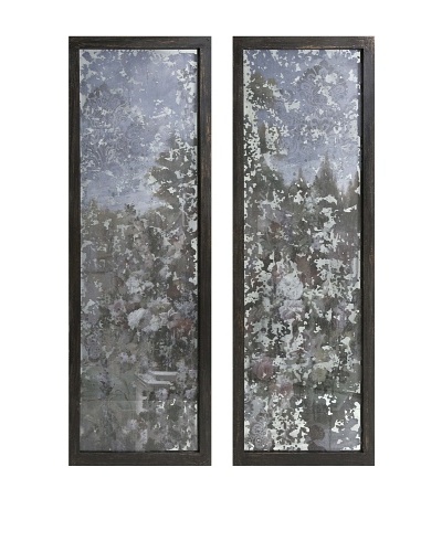 Set of 2 Valerian Glass Wall Panels
