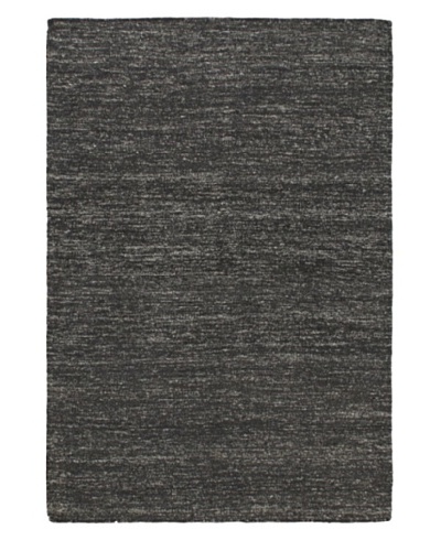 Hand Woven Allure Kilim, Black, 4' 2 x 6' 2