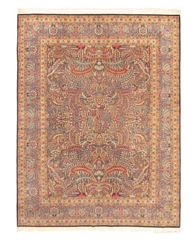 Hand-Knotted Sino Persian Wool Rug, Navy, 9' 1 x 12'