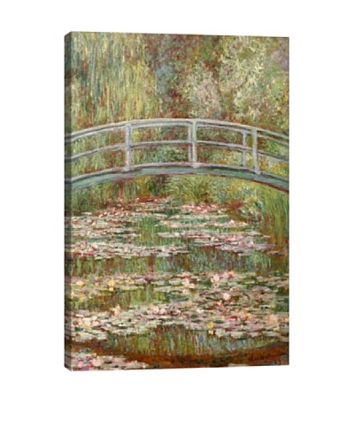 Claude Monet's Bridge Over a Pond of Water Lilies (1899) Giclée Canvas Print