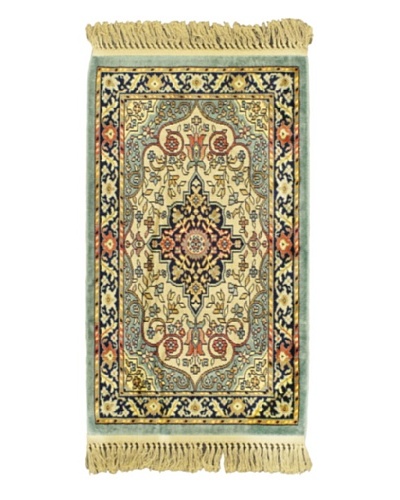 Persian Rug, Green, 2' x 3' 3