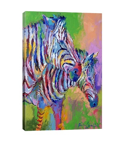 Zebra by Richard Wallich Giclée on Canvas