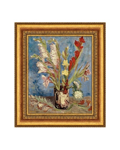 Vincent van Gogh Vase with Gladioli And China Asters, 1886 Framed Canvas