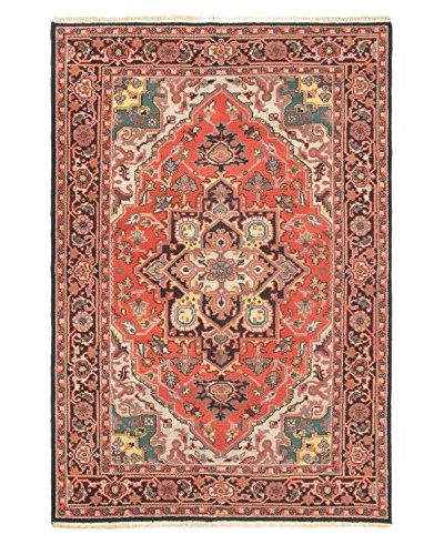 Hand-Knotted Heriz Select Wool Rug, Copper, 6' x 9'