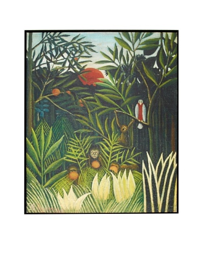 Henri Rousseau: Monkeys and Parrot (Singes et perroquet dans la forêt vierge), 1905-1906As You See