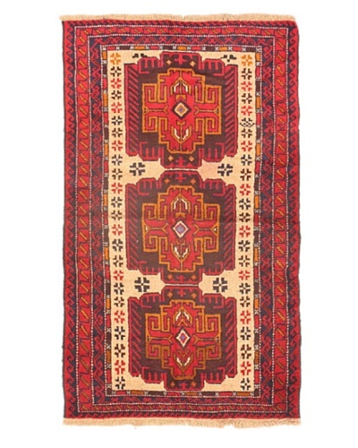 Herati Traditional Wool Rug, Dark Red, 3' 10 x 6' 6