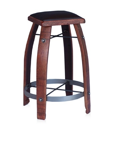 2 Day Designs Leather Stool [Chocolate]