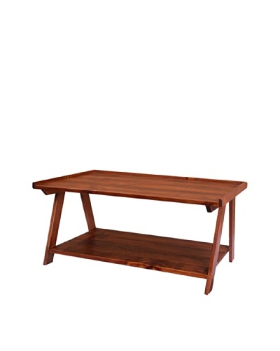 2 Day Designs Ladder Cocktail Table, Pine