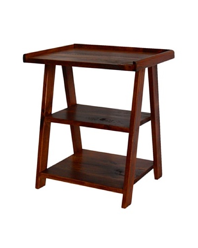 2 Day Designs Ladder Side Table, Pine