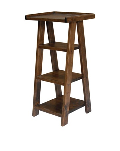 2 Day Designs Ladder Telephone Table, Caramel