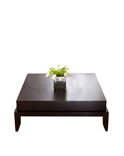 Abbyson Living Maytime Square Coffee Table, Rich Caramel
