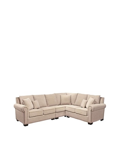Abbyson Living Bromley Sectional, Sandstone
