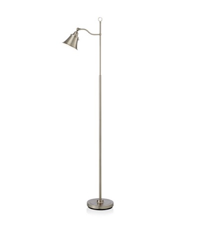 Adesso Alexander Floor Lamp, Satin Steel