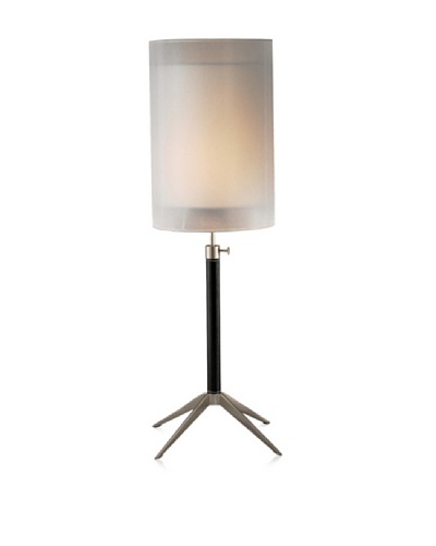 Adesso Santa Cruz Table Lamp, Black/Steel