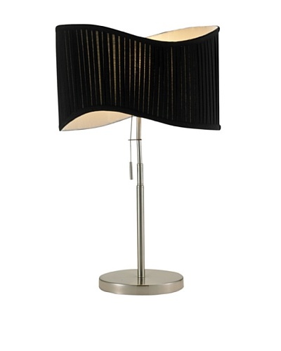 Adesso Symphony Table Lamp, Satin Steel