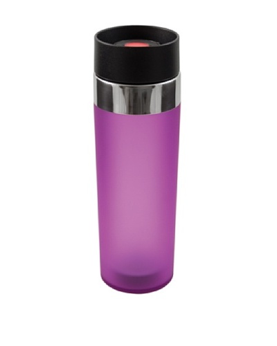 AdNArt Mezzo Acrylic Tumbler with Drink-from-Anywhere Spout [Purple]
