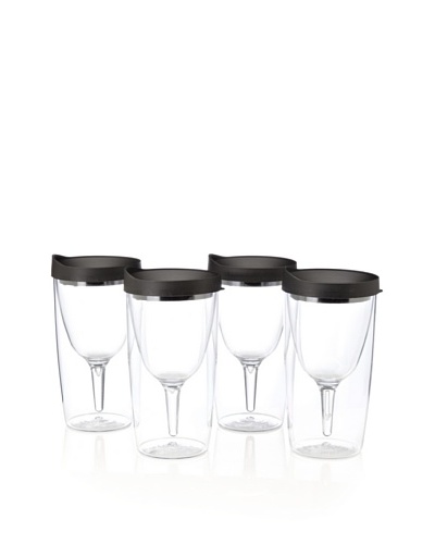 AdNArt Set of 4 Vino 2 Go Cups