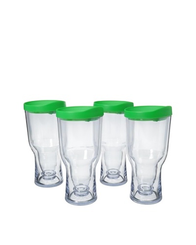 AdNArt Set of 4 Brew to Go, Green