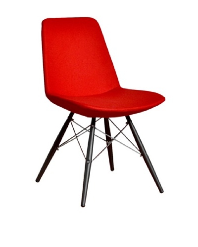 Aeon Furniture Paris 5 Side Chair, Set of 2, Red