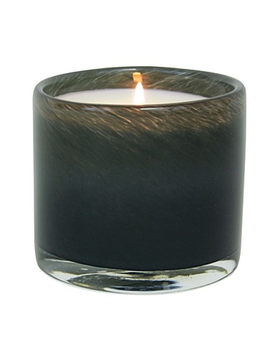 Alassis Set of 4 7.5-Oz. Art Glass Candles, Blackcurrant and Rosewood, Grey