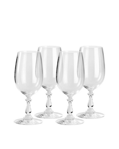 Alessi Set of 4 Dressed 12.75-Oz. White Wine Glasses