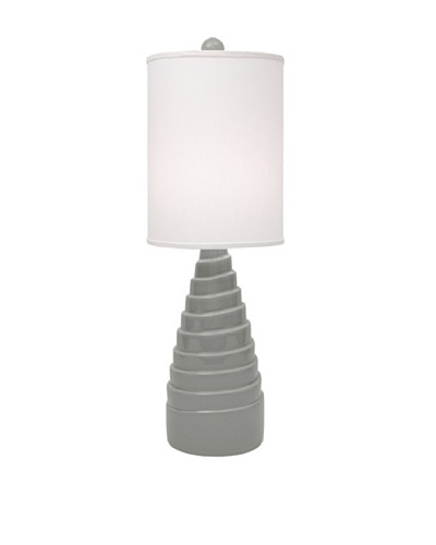 Allison Davis Spiral Table Lamp, Grey