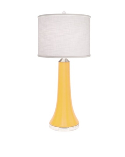 Allison Davis Juicy Linen Shade Table Lamp, Yellow