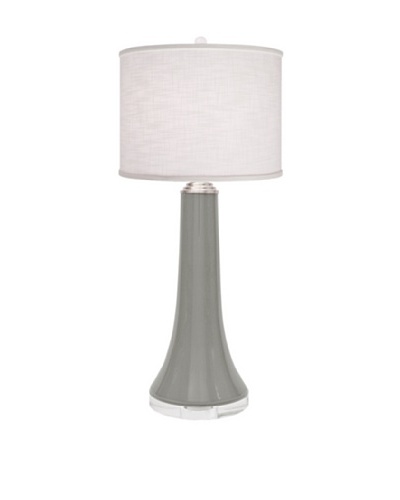 Allison Davis Juicy Linen Shade Table Lamp, Grey