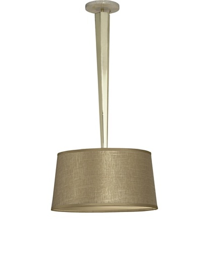 Allison Davis Design Lighting Citrine Pendant Light, Brass/White