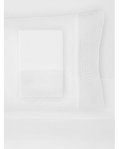 Amity Home Cutwork Sheet Set [White]