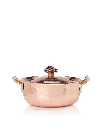 Amoretti Brothers 5.5-Qt. Hand-Hammered Copper Sauté Pan