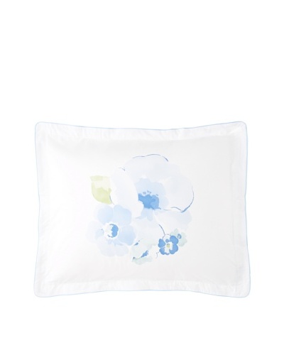 Anne de Solène Conte d'Hiver/Cosy Pillow Sham, White/Blue, Standard