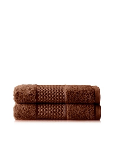 Anne de Solène Gourmandise Set of 2 Guest Towels, Fondant Au Chocolat, 16 x 24
