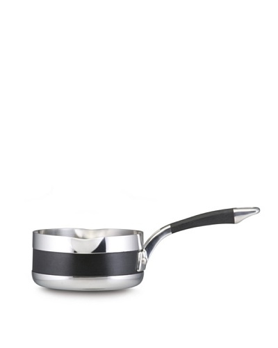 Anolon Ultra Clad Stainless Steel 1-Quart Saucepan with Two Pouring Spouts