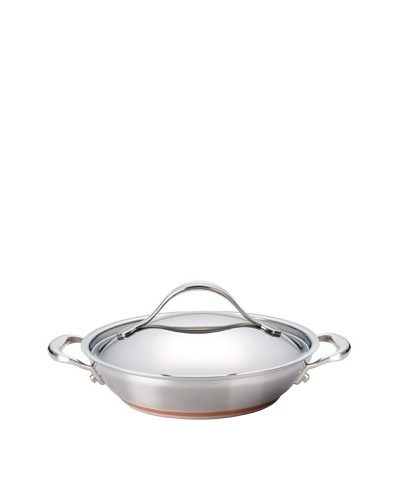 Anolon Nouvelle Copper Stainless Steel 9.5 Covered Skillet