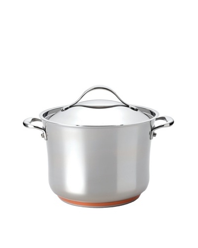 Anolon Nouvelle Copper Stainless Steel 8.25-Qt. Covered Stockpot