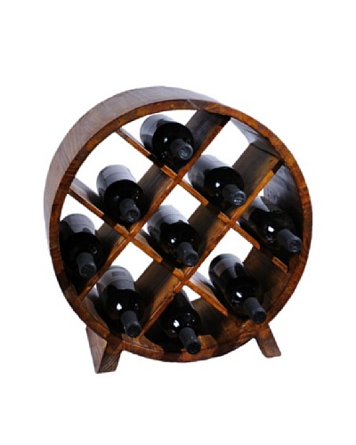 Antique Revival Sectional Wooden Wine Rack