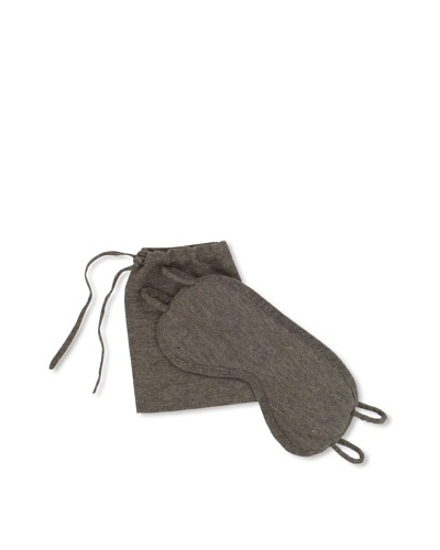 a&R Cashmere Eyemask with Bag [Sand]