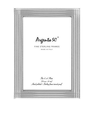 Argento SC Axis Sterling Picture Frame, 4 x 6