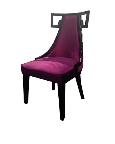 Armen Living Skyline Side Chair, Purple