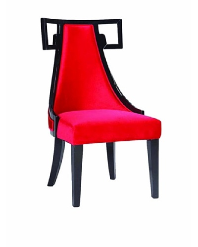 Armen Living Skyline Side Chair, Red