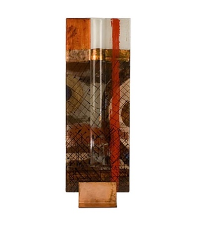 Urban Flow Rectangle Abstract Vase