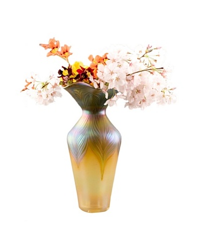 Golden Hosta Vase