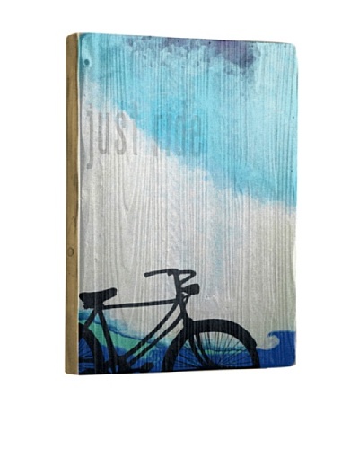 Artehouse Just Ride Reclaimed Wood Sign
